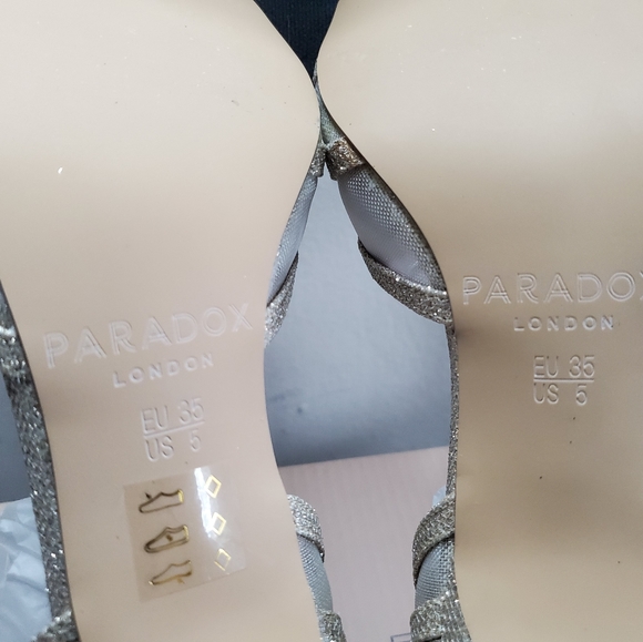 PARADOX LONDON PINK Womens Sonya Platform Heel Size 5, Champagne - Picture 9 of 11